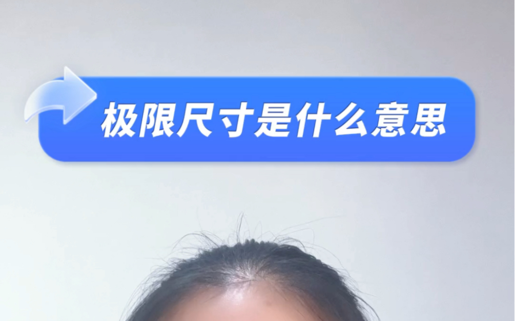 极限尺寸是什么意思哔哩哔哩bilibili