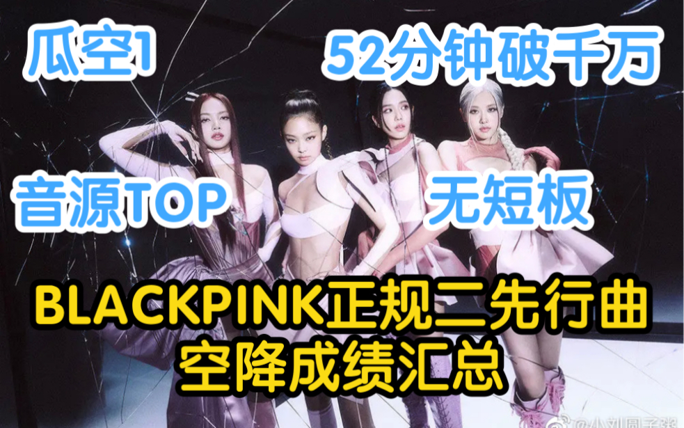 【BLACKPINK】粉墨正规二先行曲PINK VENOM最新空降成绩汇总,打破各项记录了吗?Melon最高空降,油管成绩火爆刷新中!服了,大TOP来啦!哔哩...