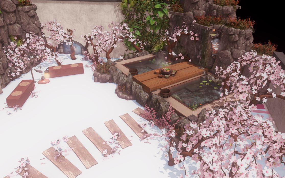 [图]【FF14】M异空间 丨 鸟鸣山涧，溪行桃花源丨