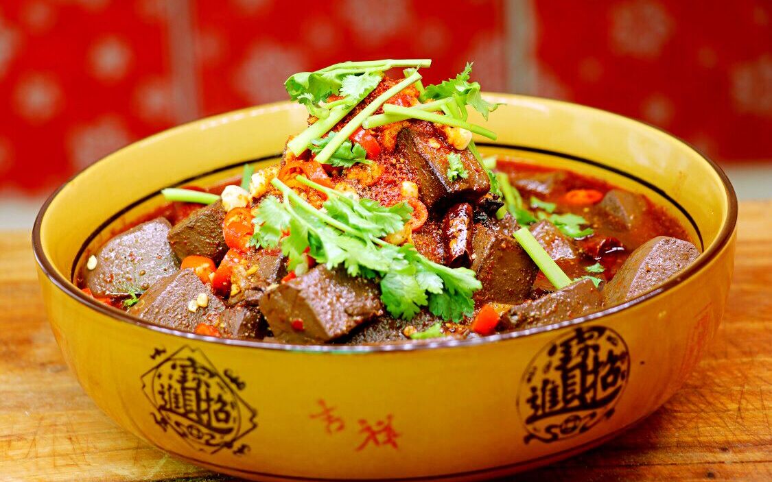 麻辣羊血的做法,让你一看就懂,一学就会.@小彪美食