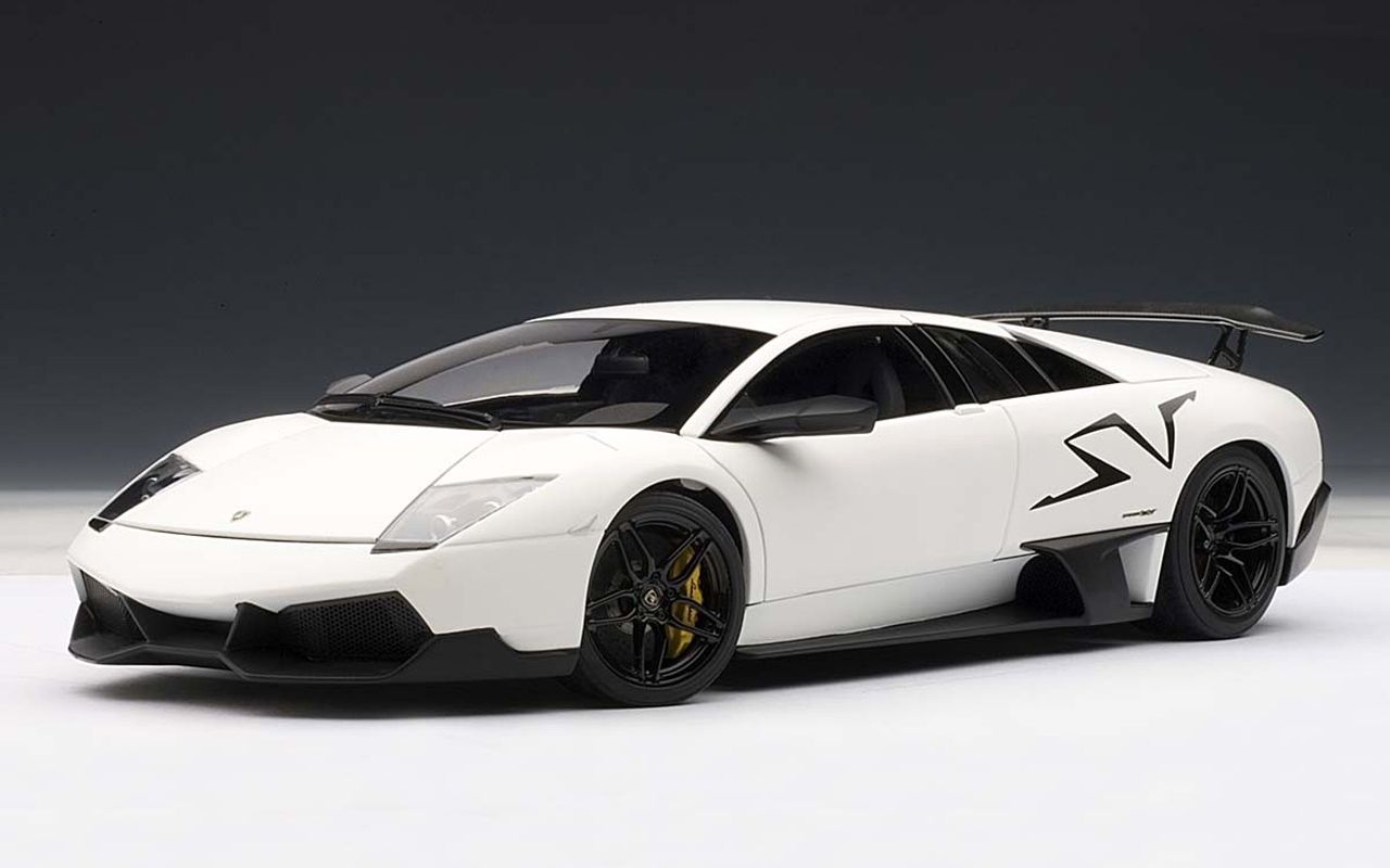 【汽车模型】autoart 1:18 兰博基尼蝙蝠murcielago sv 白
