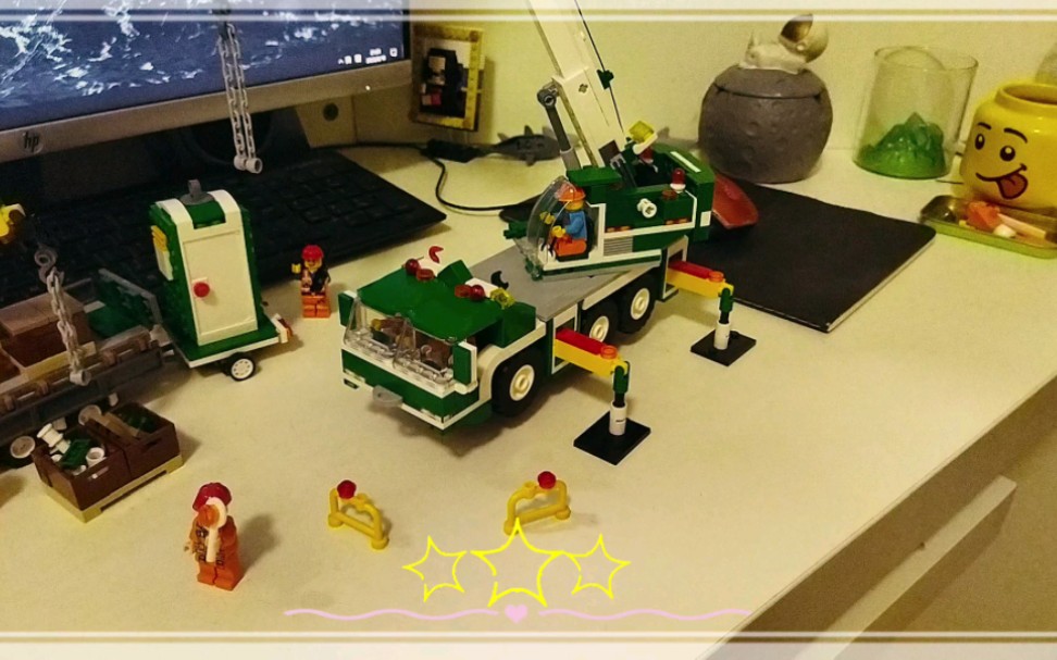 兼容乐高积木城市系列轮式起重机大队moc 复刻60324,60020,60073【大