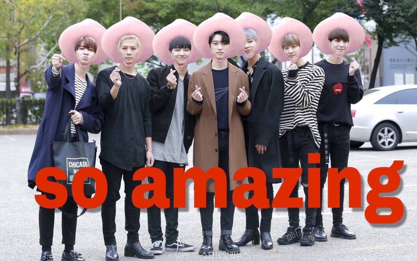 got7人气韩团,这该死的人气.老太太都不扶就服泰妃.