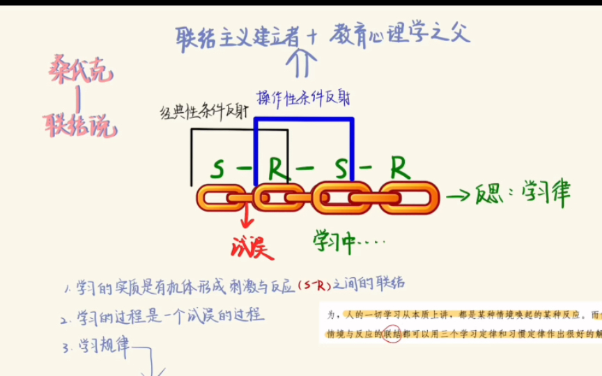 【教育心理学】桑代克:联结——试误说的主要观点哔哩哔哩bilibili