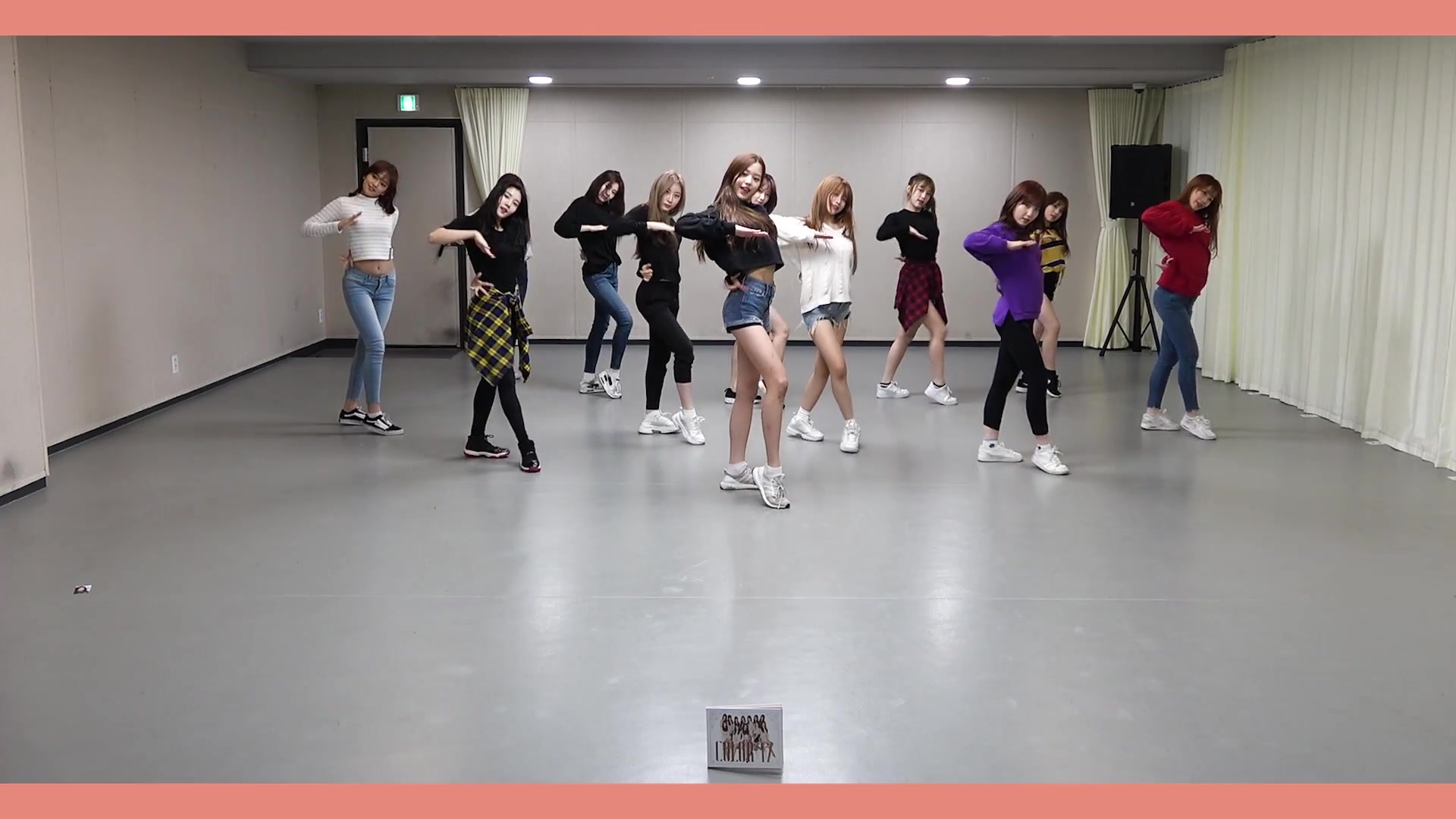 izone舞室大跳lavieenrose淡妆休闲服才是王道