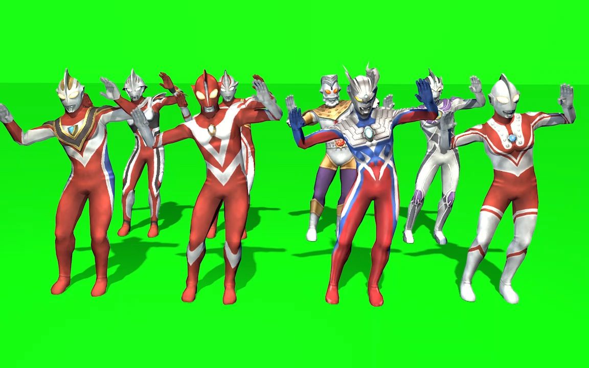 奥特曼绿幕素材特效视频 Ultraman green screen effects 0404哔哩哔哩bilibili