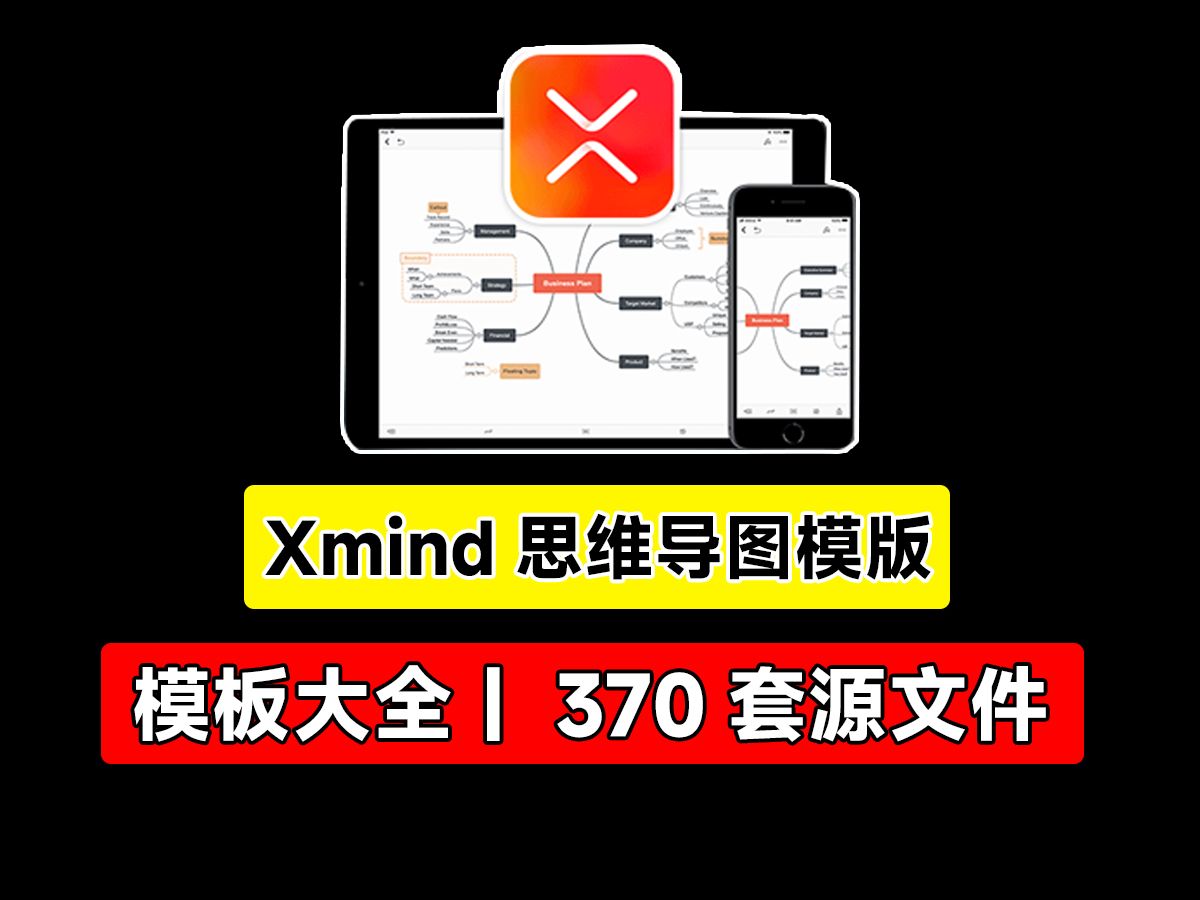 Xmind思维导图模板大合集!整整5大分类,源文件可编辑,思维整理,知识框架哔哩哔哩bilibili