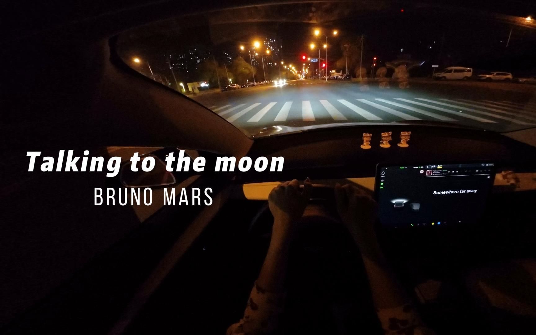 【City Walker 城市漫步】 Bruno Mars  Talking to the moon | Tesla Model 3 Perfomance哔哩哔哩bilibili