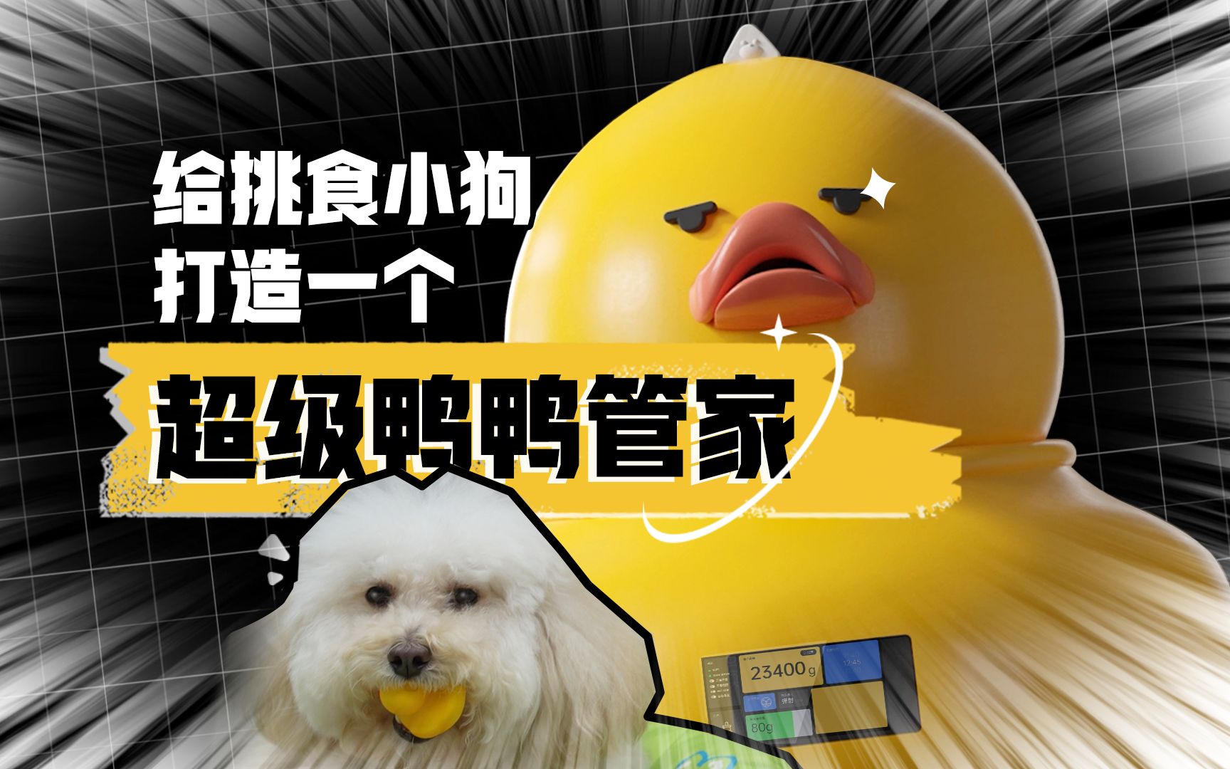 给挑食小狗打造一个超级鸭鸭管家！