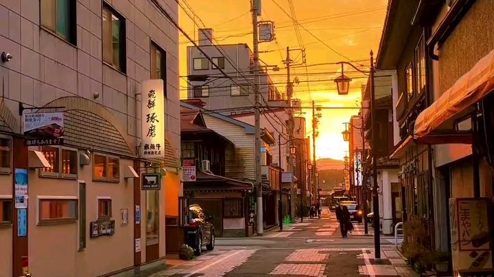 黄昏的街道.超有感觉.