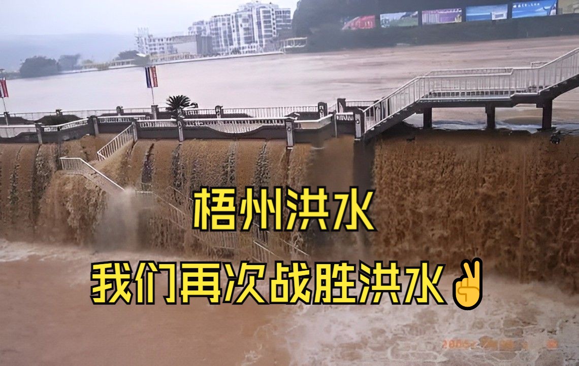 【梧州洪水】你还记得19年前的2005年6月23日洪水漫过河东防洪堤吗哔哩哔哩bilibili