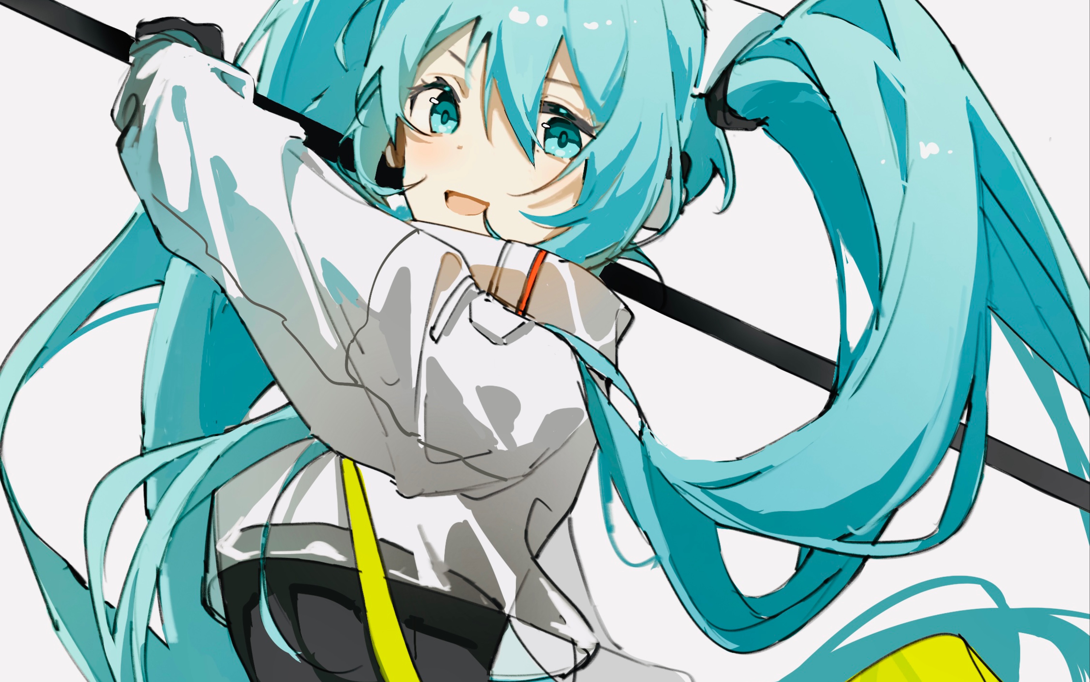摸一个赛车服miku