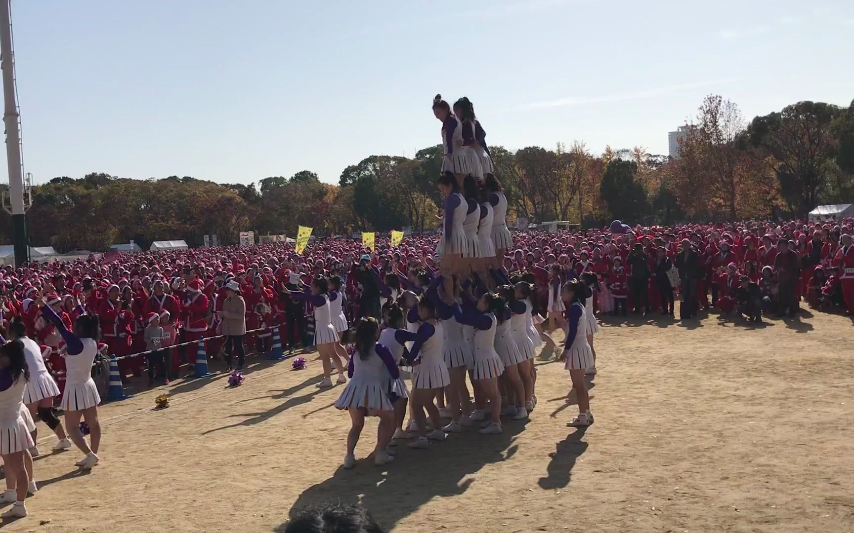 [图]梅花女子大学 啦啦操表演 10人队