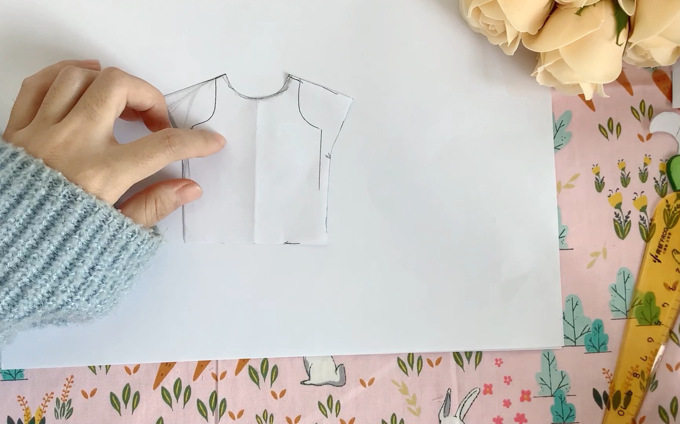 6分bjd娃衣田园猫娃衣纸样制作非专业