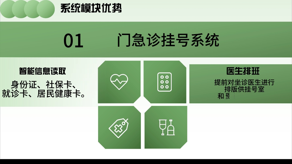 嘉訊醫院管理系統模塊優勢——門診掛號系統