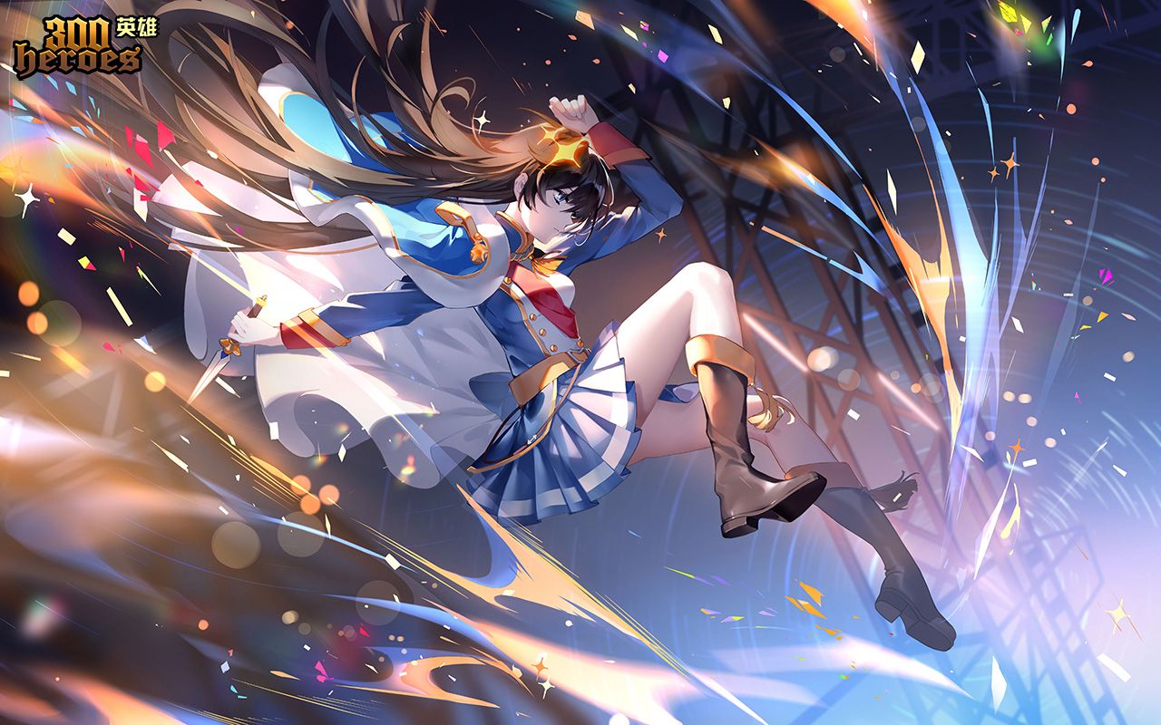 300英雄新皮肤战场原神乐光时钟塔40级白嫖奖励原画模型都还不错