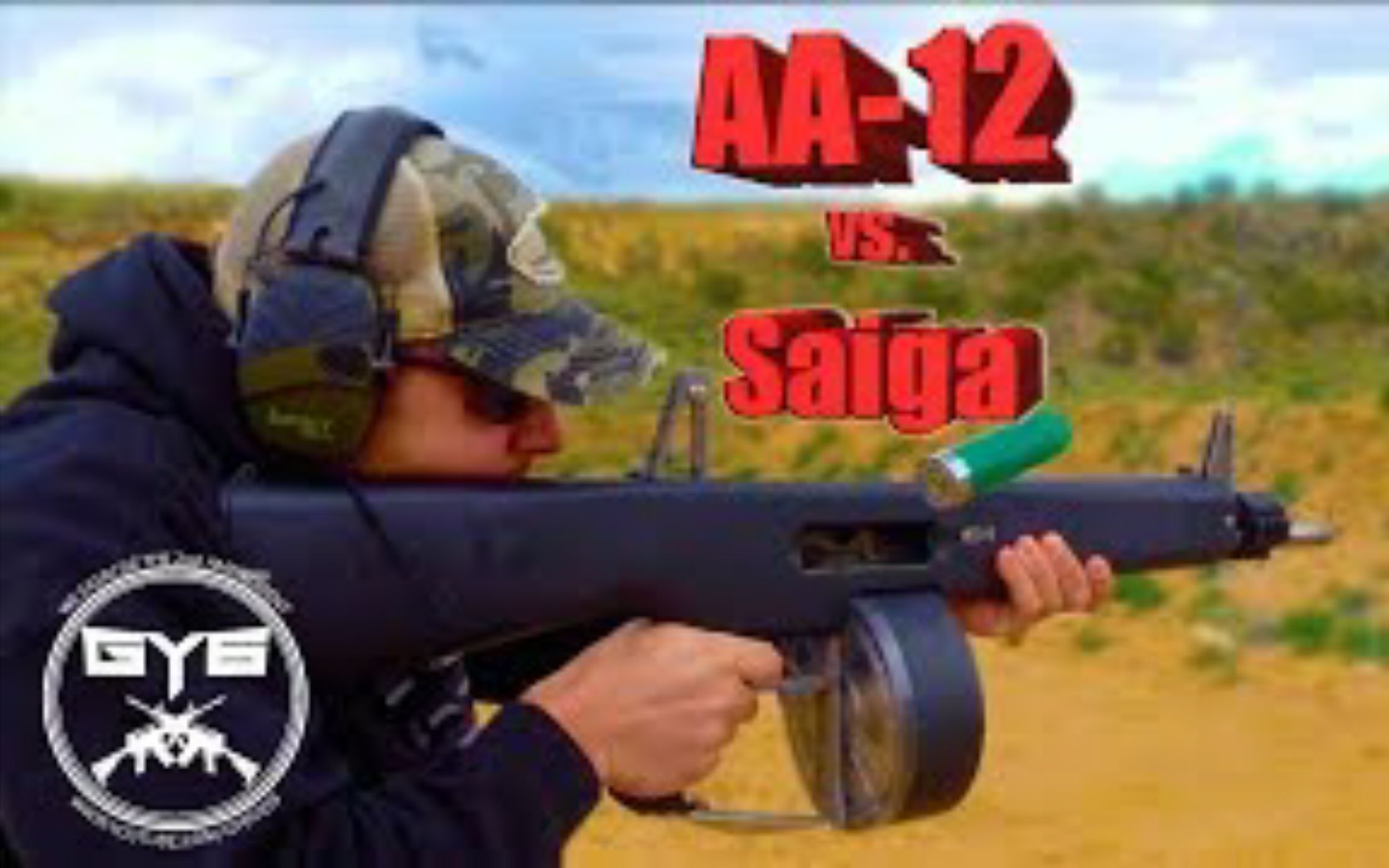 [图]【GY6vids】AA-12自动霰弹枪与Saiga-12自动改装型的射击对比