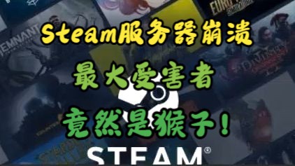 steam平台服务器崩溃!!DDoS攻击!最大受害者竟然是猴子!!!网络游戏热门视频