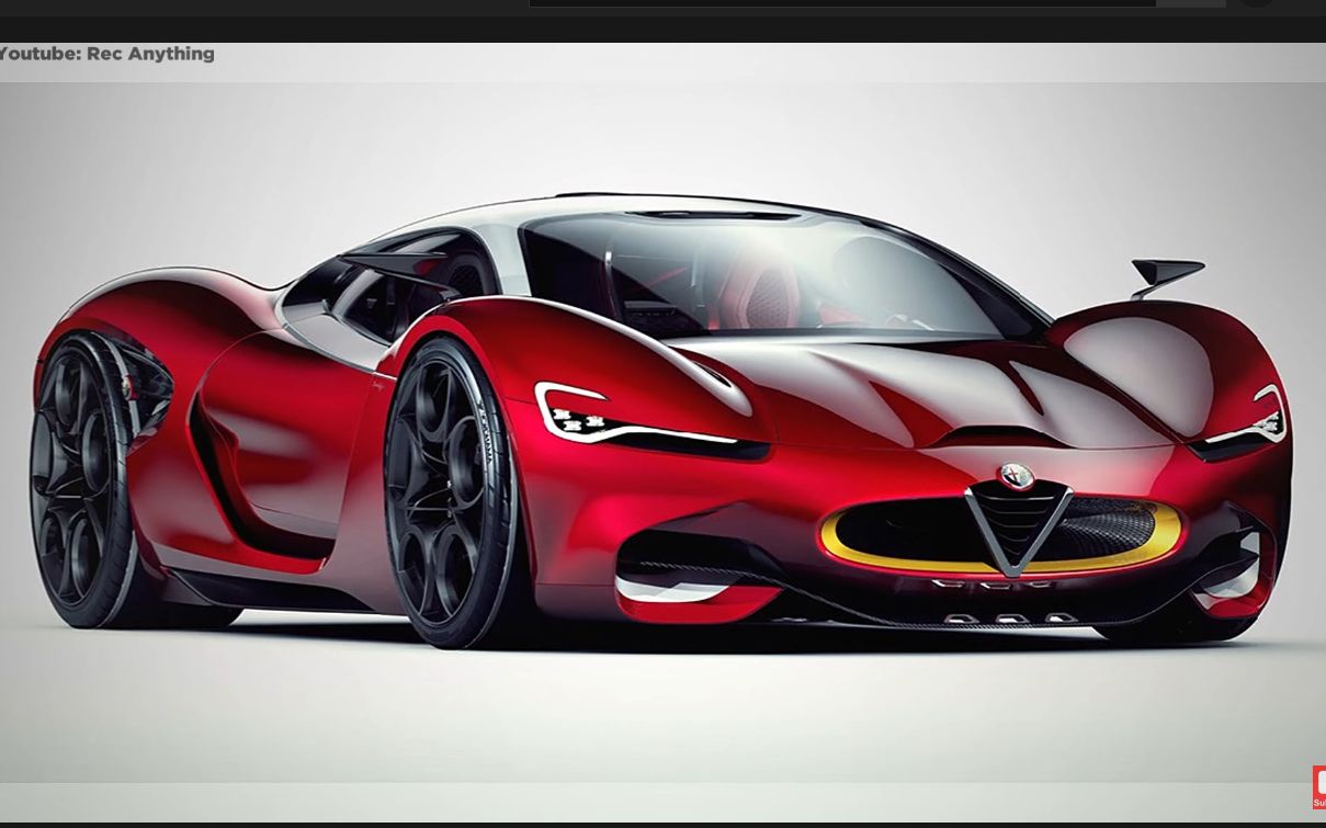 全新2023阿尔法罗密欧超跑furia概念设计图展示allnew2023alfaromeo