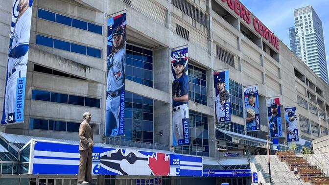 rogers centre多伦多蓝鸟队blue jays球场外记录