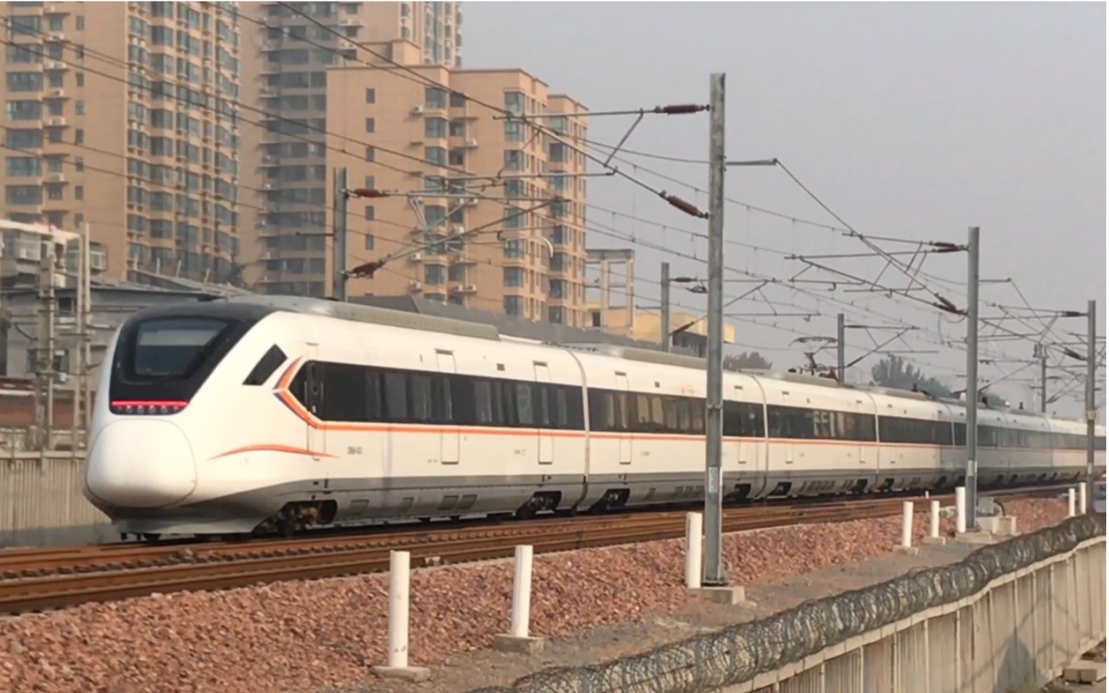 c2923 中国铁路 crh6a 加速提速出焦作站 政二街东_哔哩哔哩_bilibili