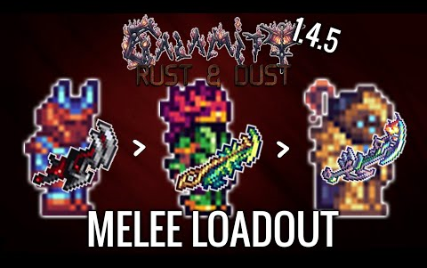 Terraria: Calamity Mod - ALL BOSSES (Rust and Dust Update) from