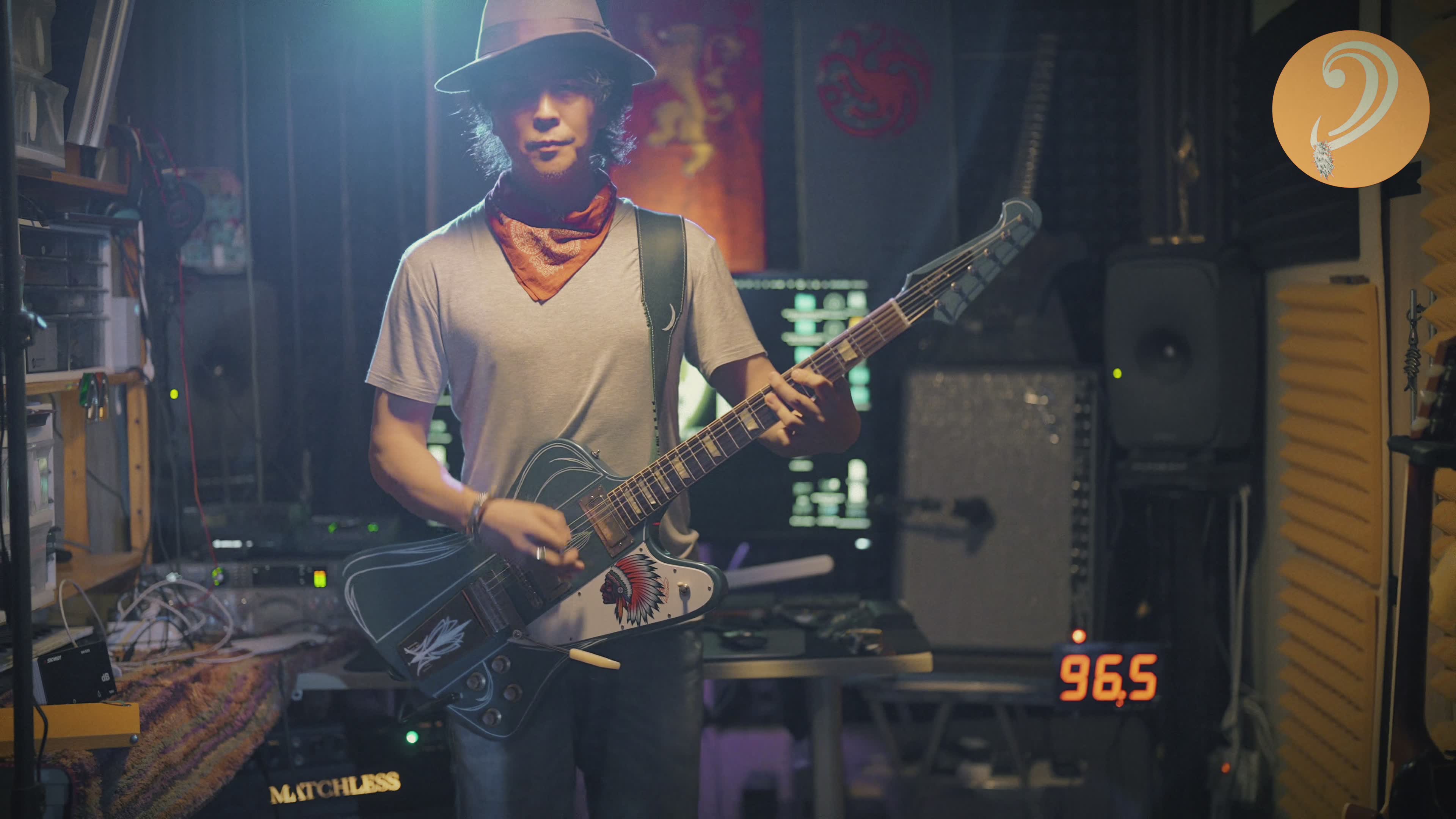 gibson firebird火鸟吉他演绎u2《one》