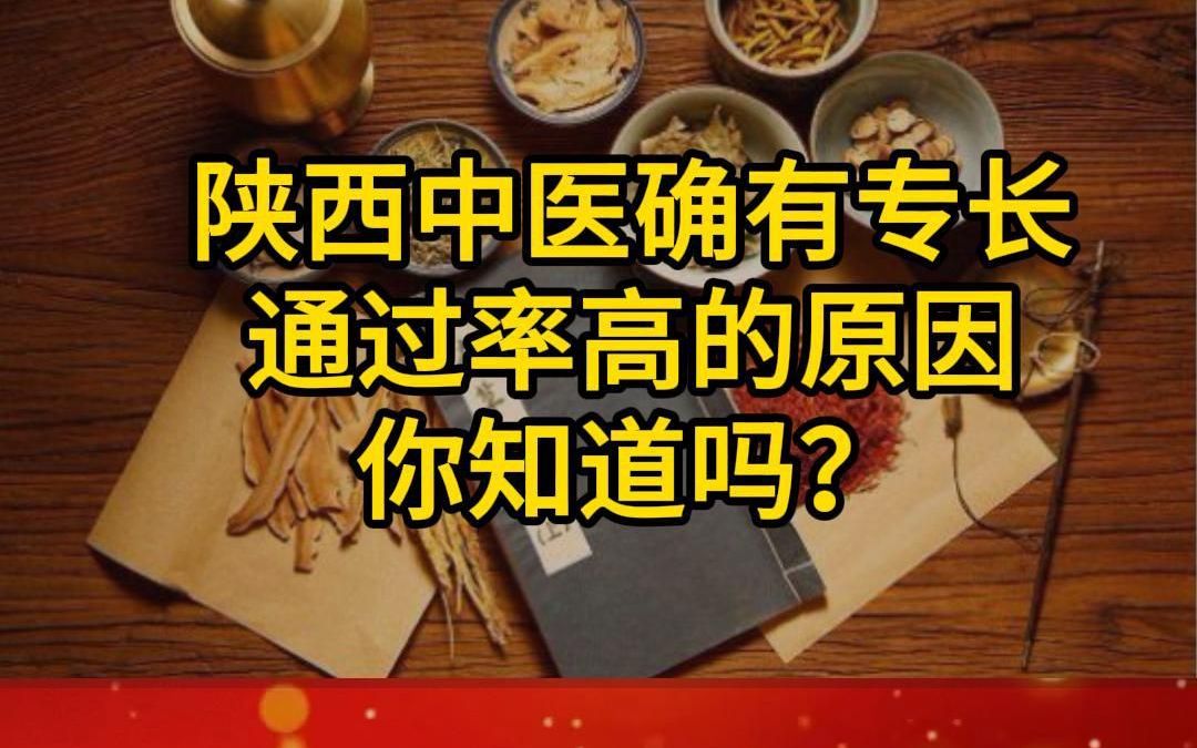 陕西中医确有专长通过率高的原因你知道吗?哔哩哔哩bilibili