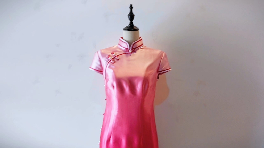 妈妈款海派旗袍_云霞2#旗袍定制#重庆旗袍#旗袍#手工旗袍#妈妈款旗袍