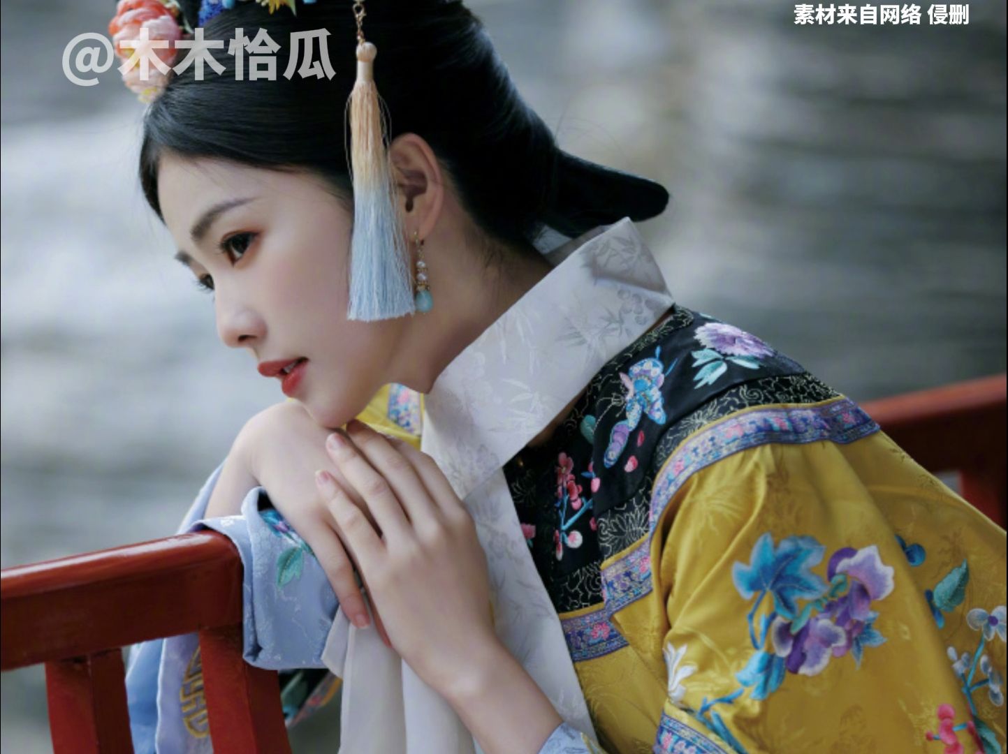 白鹿清装造型适配度!