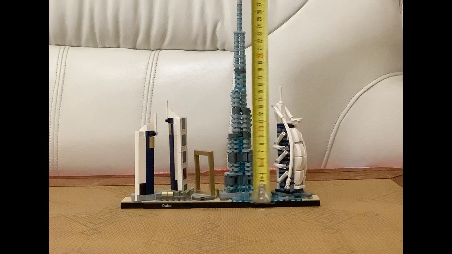 乐高21025迪拜天际线线