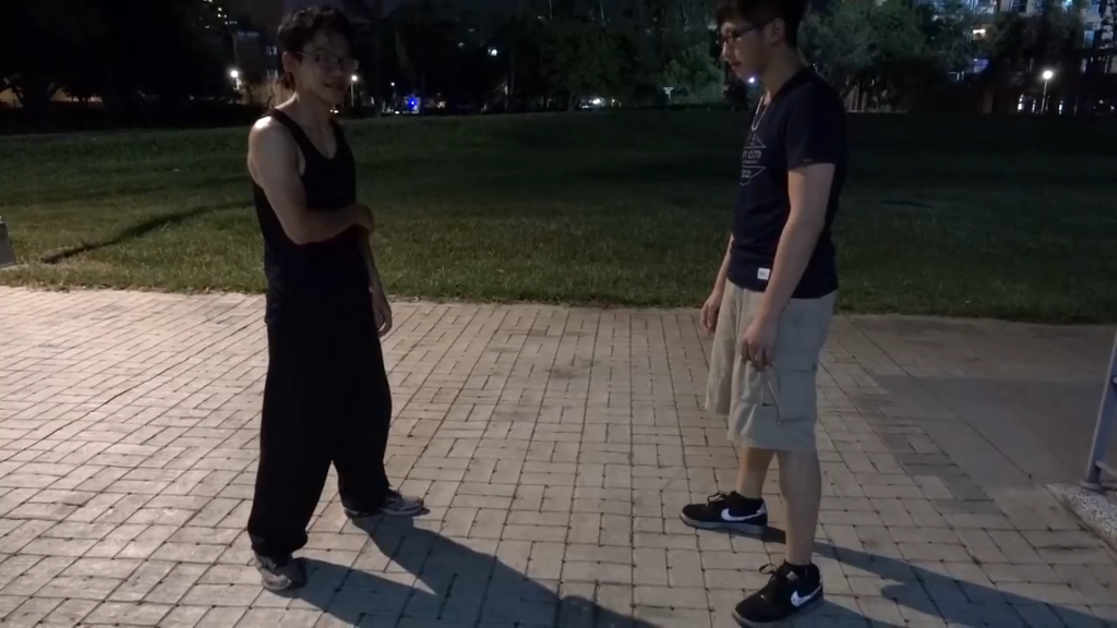 八步螳螂拳步法對練,拳家致胜,全在步眼尺寸得机得势