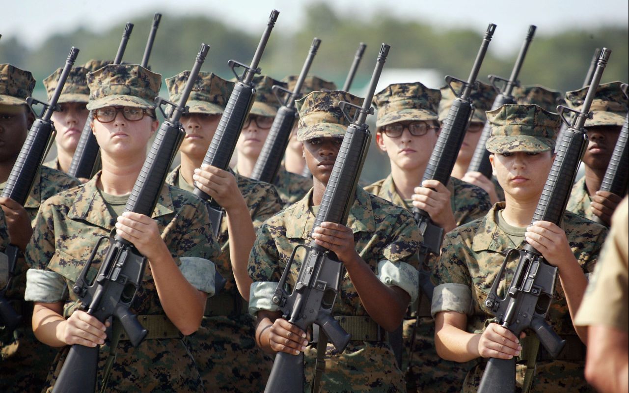 2017美国海军陆战队女兵新兵营训练南卡罗莱纳州帕里斯岛usmcscparris