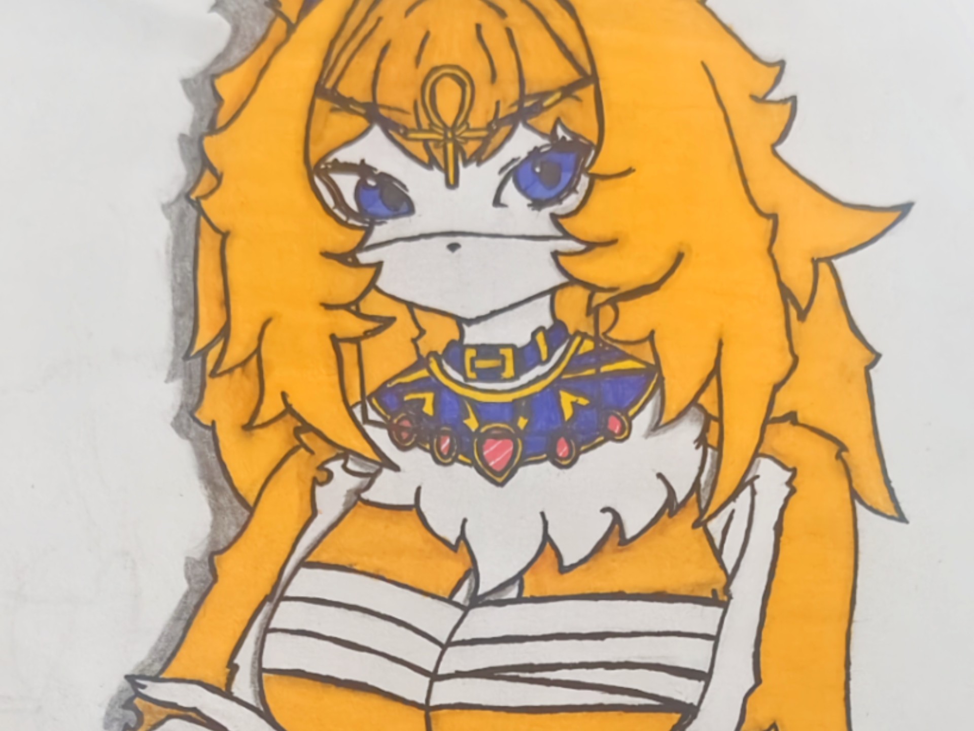 来画一个埃及娘