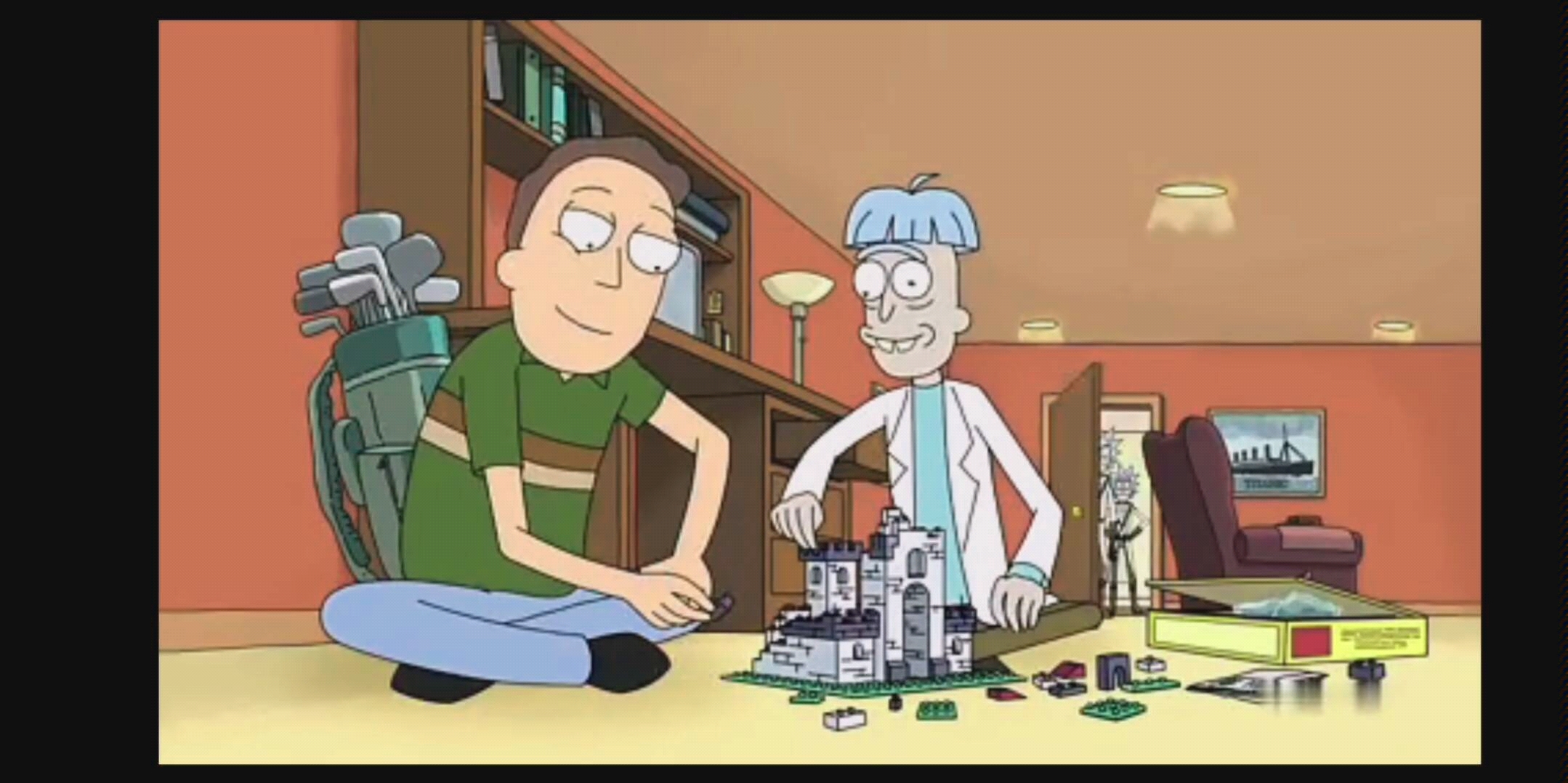 rick and morty jerry &蠢rick