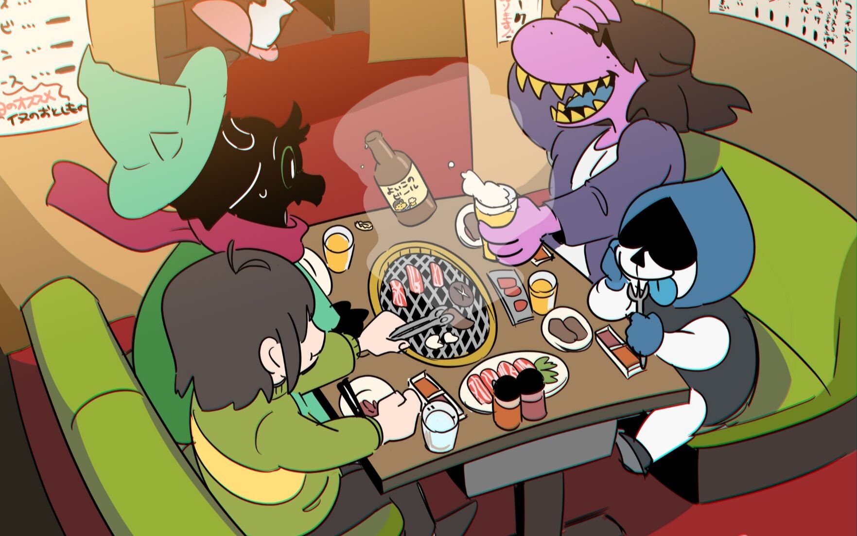 【deltarune】三角符文-第一章 通关剧情