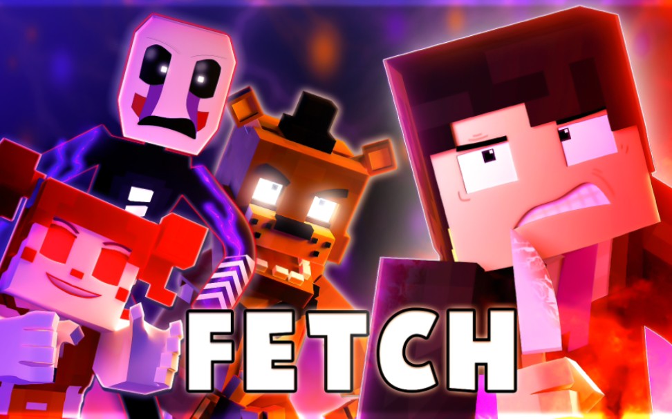 『unrealanimatics』fnaf minecraft animation music video|"fetch"