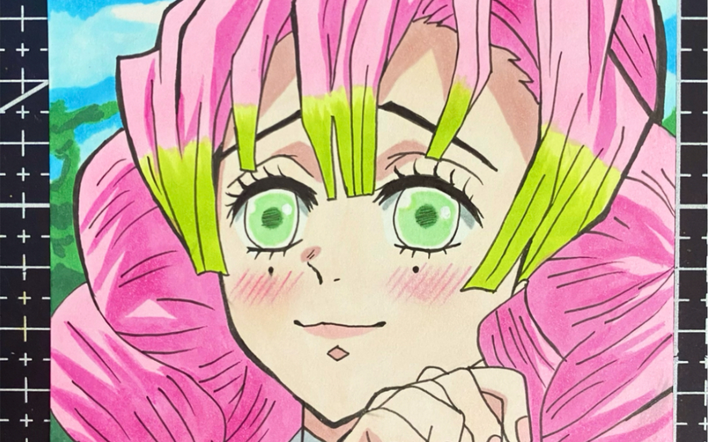 一起来画恋柱-甘露寺蜜璃