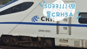 Video herunterladen: 5033!但是CRH5A!CRH5A-5033担当D6935次回库列车通过齐齐哈尔南浦立交桥机位