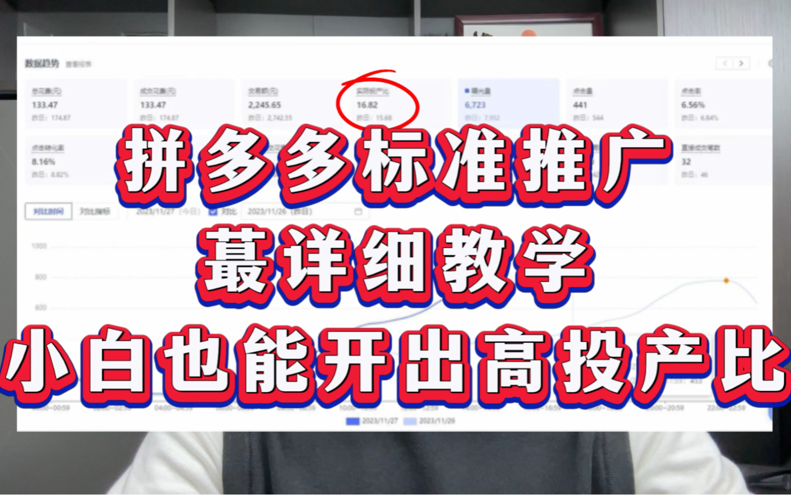 拼多多标准推广蕞详细教学小白也能开出高投产比哔哩哔哩bilibili