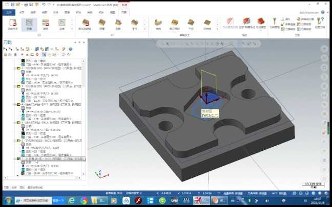 [图]Mastercam三维实体模型创建刀路详解