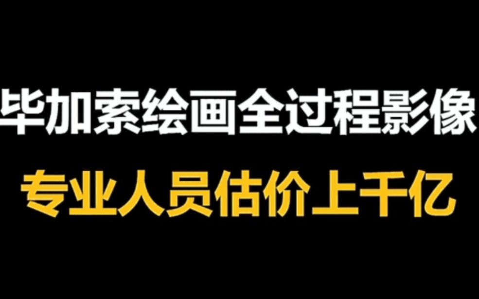 只有最聪明的人才能看到皇帝的新装,只有最懂艺术的人才懂毕加索——是为了洗钱吗?哔哩哔哩bilibili