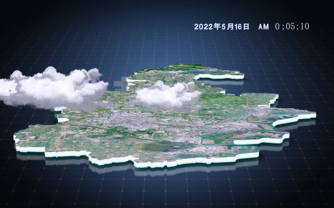 立体空间展示三维地图显示视频定制