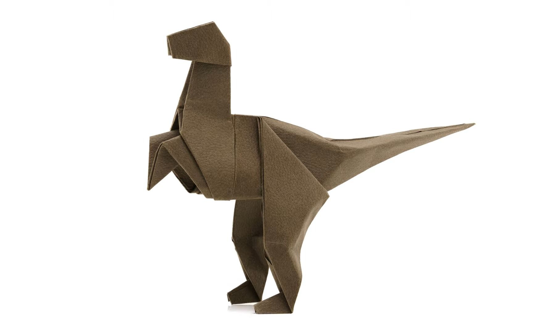 【mariano zavala】简单的恐龙折纸教程 easy origami dinosaur