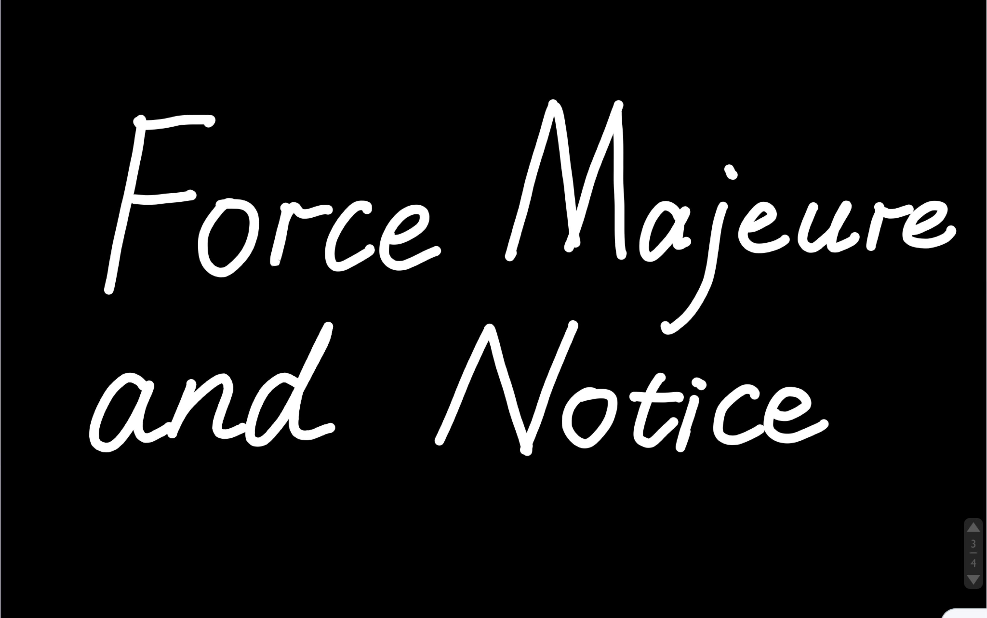 [图]【法律英语】孙万彪《法律翻译教程》打卡|英译中|Force Majeure and Notice