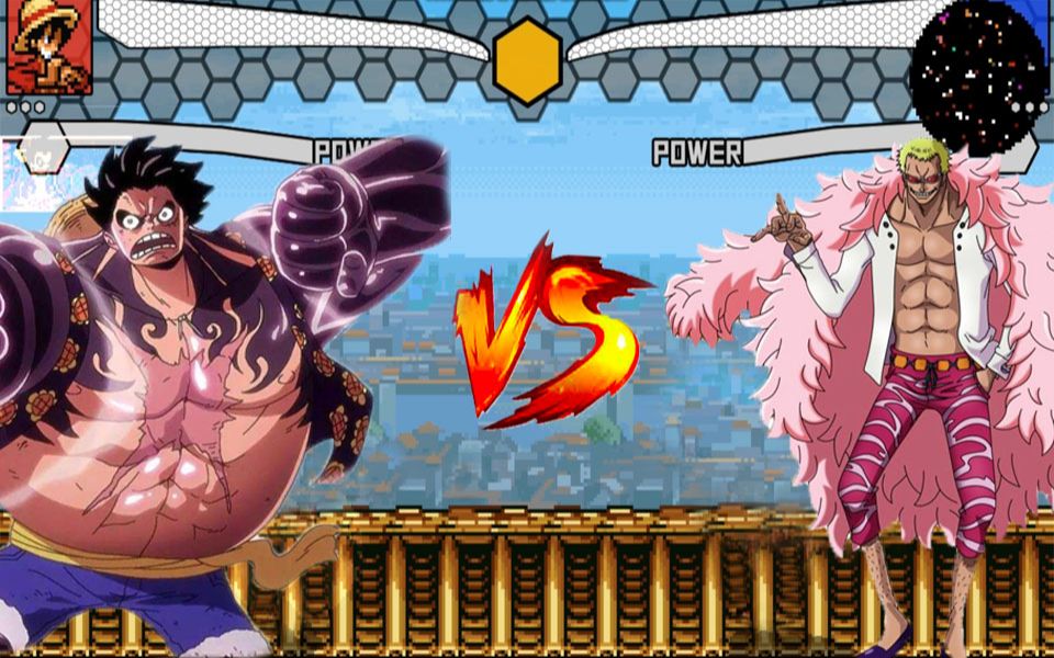 [mugen]四档路飞vs多弗朗明哥 []~(~▽~)~*