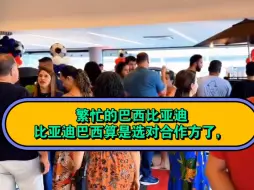 Download Video: 繁忙的巴西比亚迪。比亚迪巴西算是选对合作方了，快16万一台的海鸥也能大卖？！