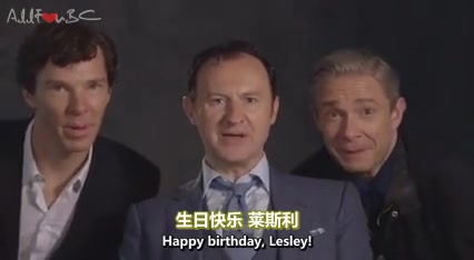 【AllForBC字幕组】【中英双语】Mark Gatiss 给家人的生日祝福哔哩哔哩bilibili