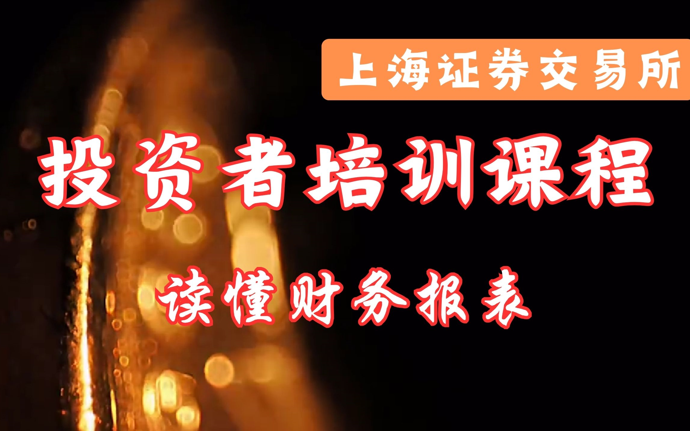 【投资者课程】上海证券交易所带你读懂财务报表、招股说明书哔哩哔哩bilibili