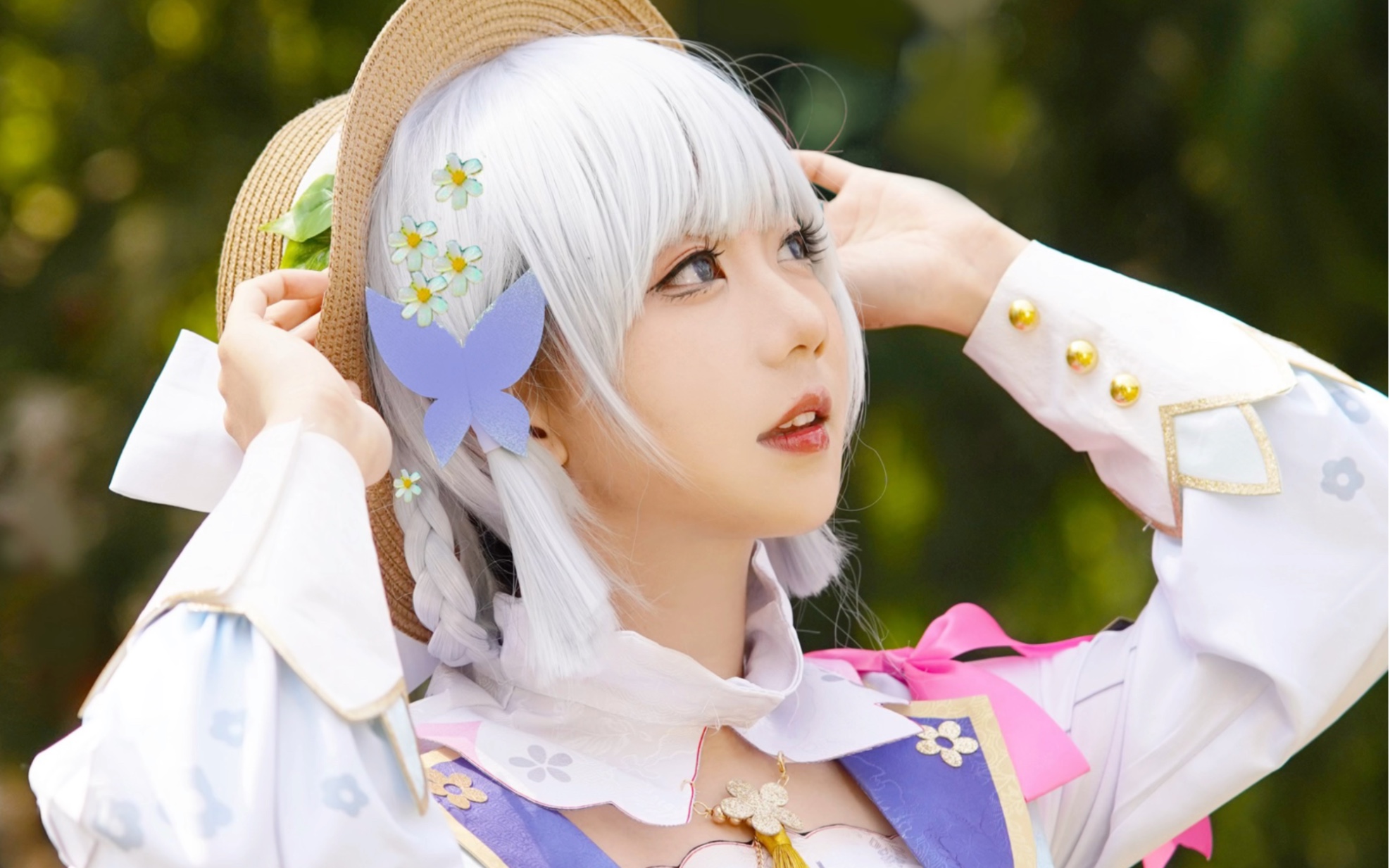 花时来信 神里绫华新皮肤cos(真人不是ai)